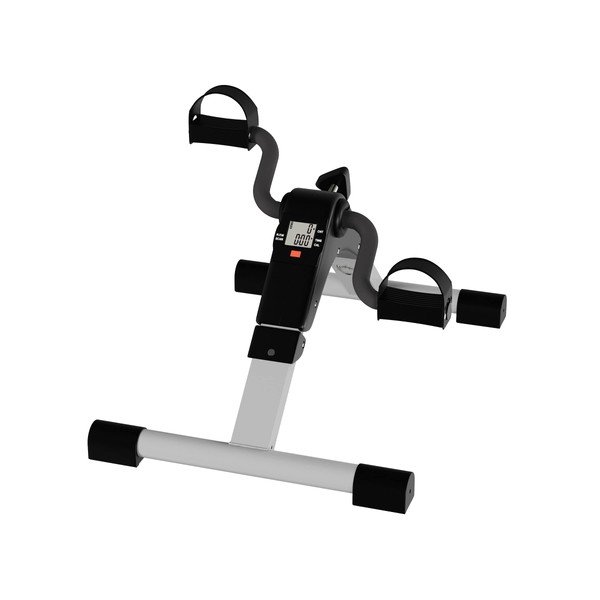 Under Desk Bike Pedal Exerciser with Calorie Tracker and Adjustable