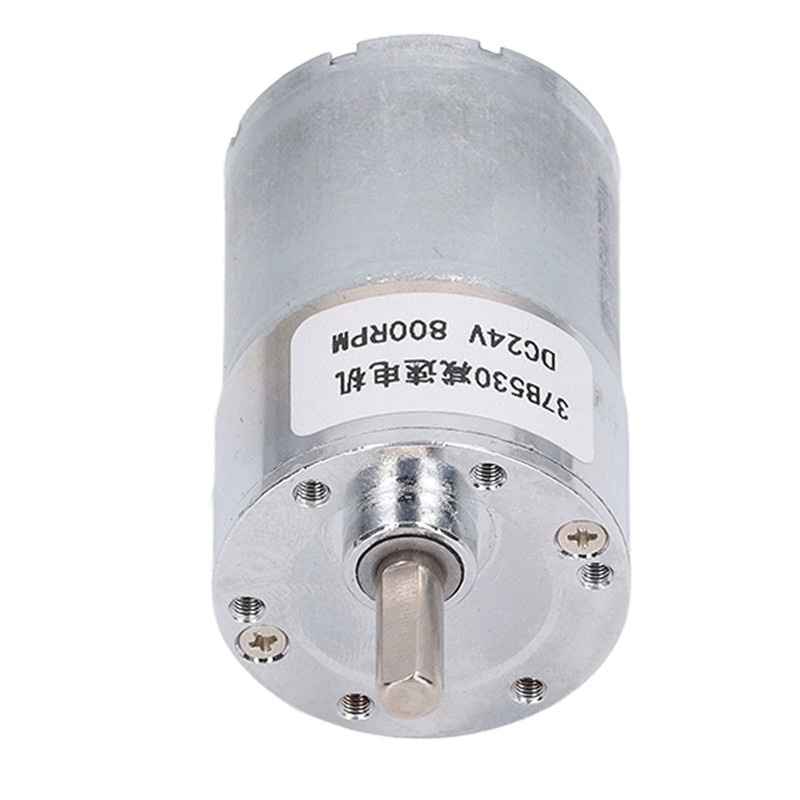 Gear Motor DC 24V 800RPM Speed Reduction Stable Transmission Geared