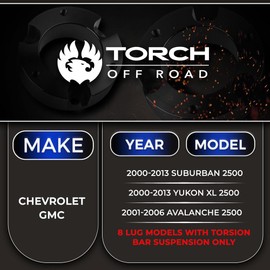 TORCH 3" Front 2" Rear Lift Leveling Kit For 2000-2013 Chevy GMC Suburban Yukon XL Avalanche 2500 SE