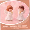 Artibetter 16 Pcs Praying Angel Girl Car Accessories Fairy Figurines