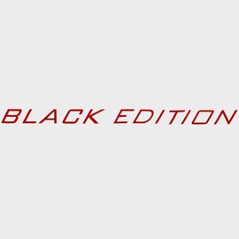 Glastron Boat Black Edition Decal 055-3493 | Red Sticker