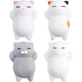 Amaza 24er Pack Squishy Mitgebsel Kindergeburtstag Gastgeschenke, Mochi Squishy Set Give Aways Kindergeburtstag, Mini Squishy Squeeze Spielzeug Kleine Geschenke für Kinder(mit 1 Aufbewahrungstasche)