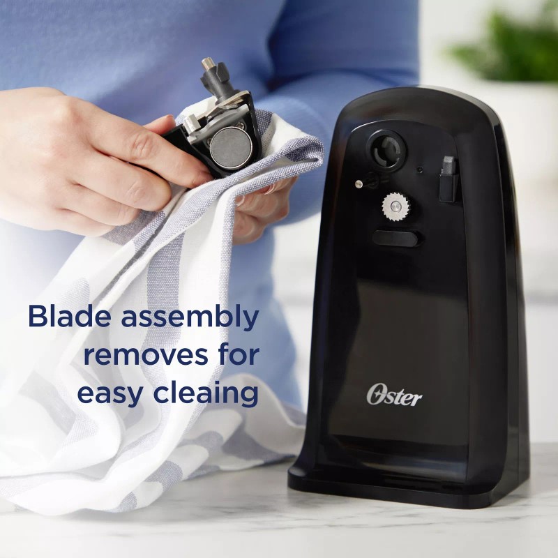 Oster Electric Can Opener with Power Pierce Cutting Blade for