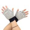 1Pair USB Heated Gloves Adjustable Temperature Electric Heated Gloves for
