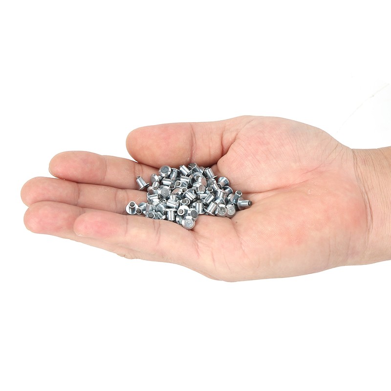 100Pcs 6.5mm 0.3in Wheel Tire Stud Screws Anti Slip Nails