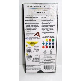 Prismacolor Premier Verithin Pencils, Assorted Colors, 12-Ct  02476 - New