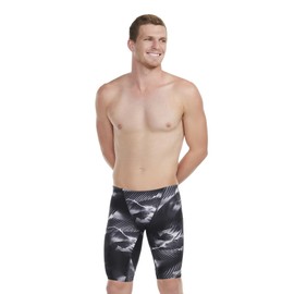 Speedo Men's Attrex 2.0 V-Cut Jammer, Black/USA Charcoal, 38