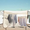 Fonowx Clothes Airer Cover, Balcony Clothes Protector, Clothes Rack, Dust