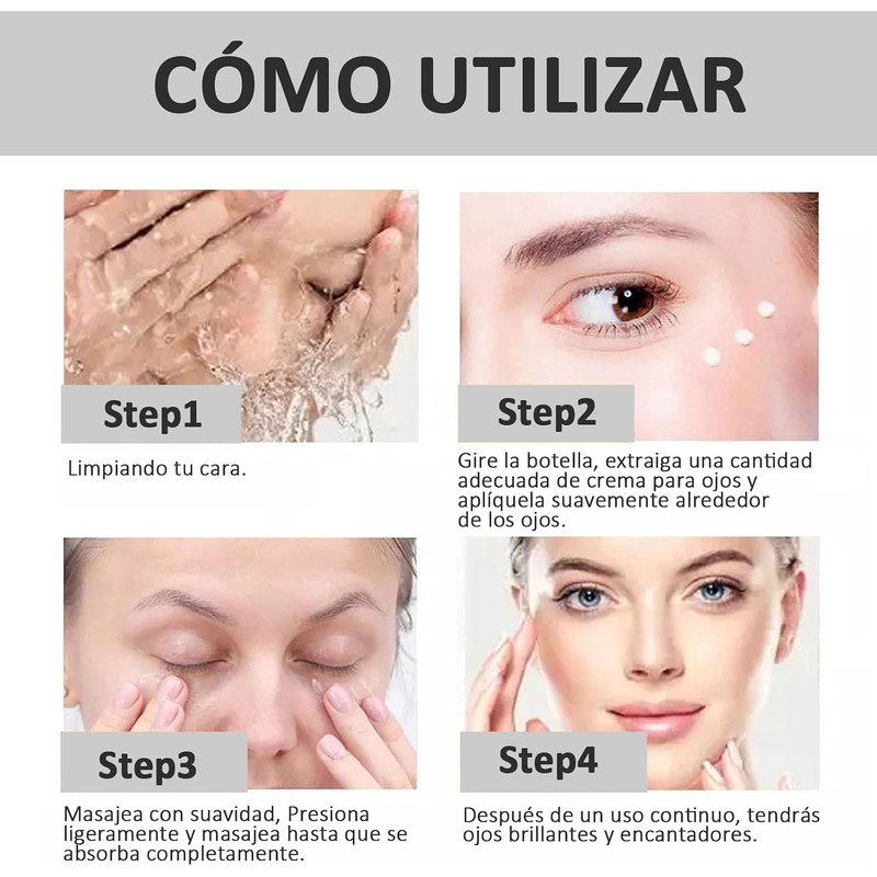Crema para Ojos Antiarrugas 5D Péptidos - Tuzkevla 15ml (2