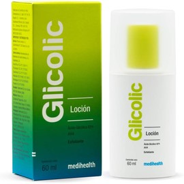 Glicolic Loción Hidratante y Exfoliante Ayuda a Mejorar Textura, Manchas, Poros Abiertos Piel Seca, Grasa o Mixta Ácido Glícolico y Complejo Hidratante Frasco con 60 ml