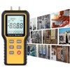 LYCEBELL Manometer Gas Pressure Tester, Digital Manometer Dual-Port Air Pressure