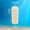 ZZOFSWORM Bait Cage with Quick Release Clips&Luminous Rope,Bait Box Fishing