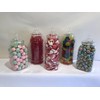 5 x Empty Mixed 1L Plastic Victorian Sweet Jars for