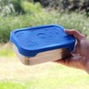ECOlunchbox Splash Box Leakproof Stainless Bento Lunch Container With Silicone