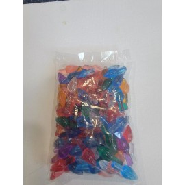 80 Medium Assorted Twist Light Bulbs Replacement for Ceramic Christmas Trees