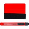 BGS Diy 85215 Plastic Squeegee Set for Films with Felt
