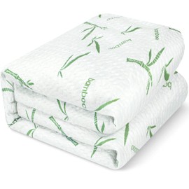 Utopia Bedding Mattress Protector 100 x 200 x 30 cm Waterproof, Viscose Premium Mattress Topper, Oeko-Tex Certified, Breathable, Mattress Protector, All-Round Elastic