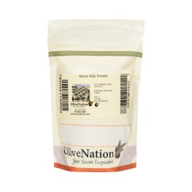 OliveNation Dry Whole Milk Powder for Baking & Confectionery, 26% Fat, Non-GMO, Gluten Free - 2 lb