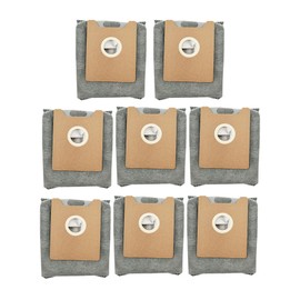Replacement Dust Bags for Eufy Clean G35+ / G40+ / G40 Hybrid+ Auto-Empty Station Vacuum Bag, 4 Layer Filtration System with Activated Carbon (8 Pack)
