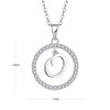 Starnny Letter Chain Women's 925 Silver Initial Alphabet Letter Charm