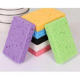 15 Pack Compostable Pop Up Eco Sponges, Multicolour, Non-Scratch, Household, Recycle, Eco-Friendly, Multi-Purpose, Durable & Reusable and Eco-Essentials.