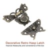 QUARKZMAN Pack of 4 Hasp Latches, 43 x 51 mm