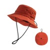 Uroi Waterproof Bucket Hat, Foldable, Storable, Safari Hat, Mesh, Lightweight,