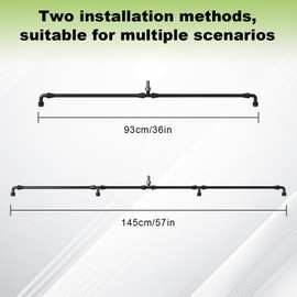 4-Nozzle Boom Sprayer Wand, Brass Fitting Sprayer, Wide-Coverage Agricultural & Lawn Spray Attachment for Tractors/UTVs