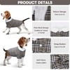 UNIPUP Plaid Dog Shirt for Small Dogs, Summer and Fall