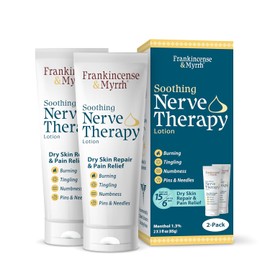 FRANKINCENSE & MYRRH Nerve Therapy Lotion, Diabetic Neuropathy, 3 oz 2 Pack