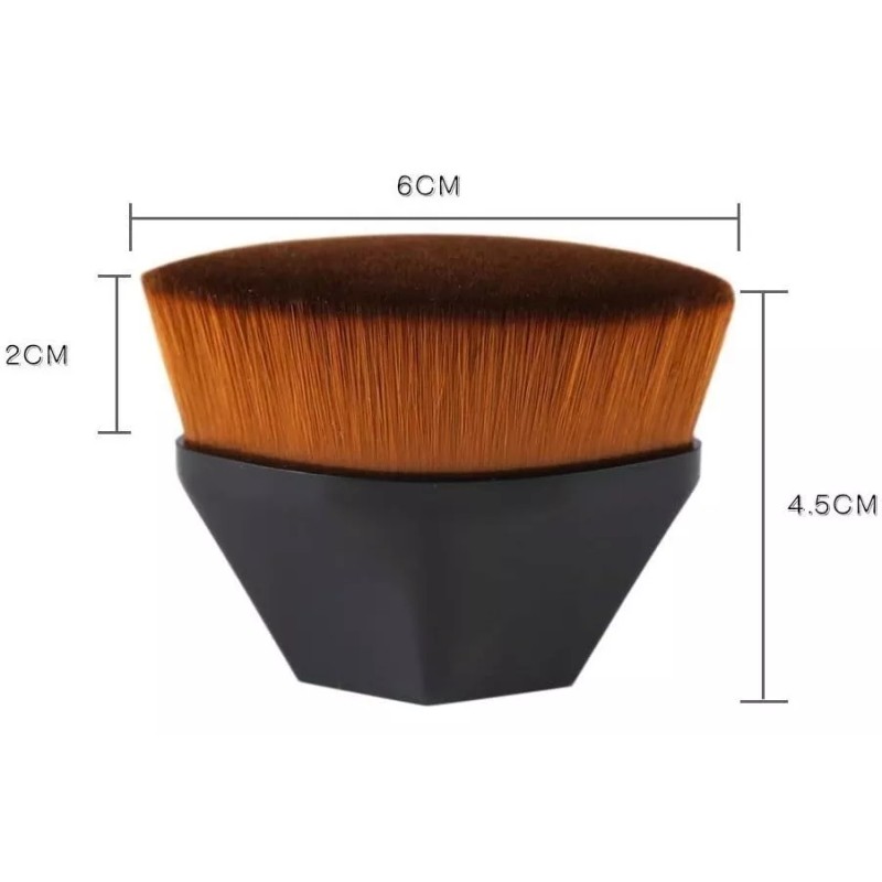 KFMX Brocha De Maquillaje Hexagonal Para Dama Maquillaje Belleza