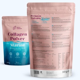 NovaNature® Marine Collagen Powder 300 g - Bioactive Collagen Hydrolysate from Fish Collagen - Unique Solubility, Tasteless