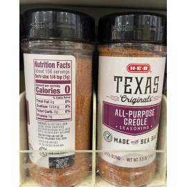 heb all purpose creole seasoning spice blend 5.5 oz. lot of 2