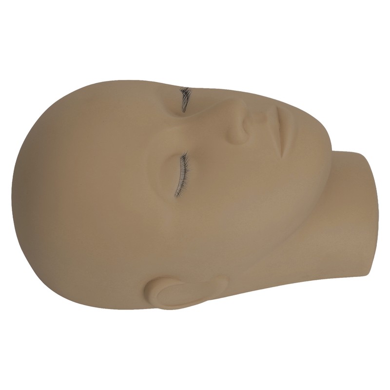 Eyelash Extension Mannequin Head 3 Layer Lashes Makeup Beauty Silicone