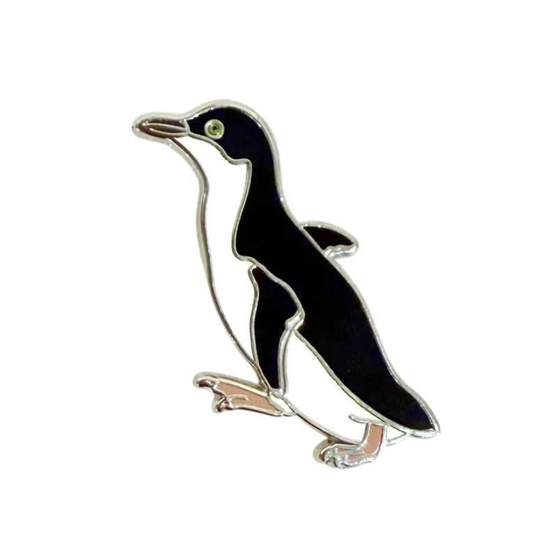 Red Parka Enamel Pin - Little Penguin