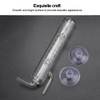 High Transparent Crystal Glass Aquarium Bubble Counter Screw Fish Tank