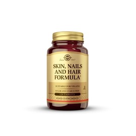 SOLGAR Solgar Skin, Nails and Hair, Improved MSM Formula - To help build collagen - With Vitamin C - Vegan - 120 Tablets