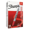 Sharpie 30002 Fine Point Permanent Marker Red Dozen