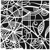 Crafter's Workshop Template 6"X6"-Patterned Glass