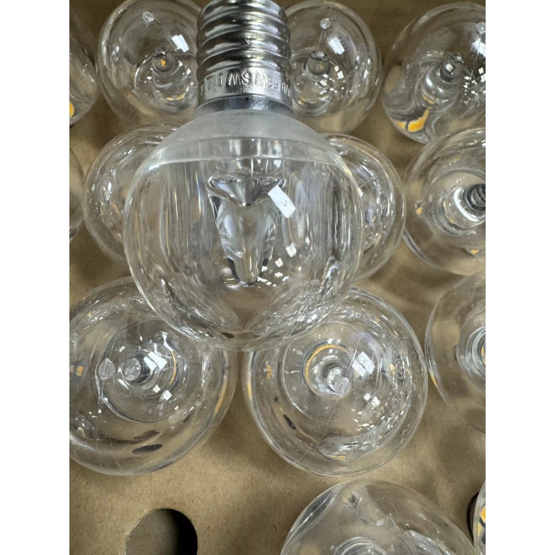 Minleon 25x Minleon 130V Prem Dimmable LED G40 E17 Lamp