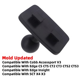 iSaddle Windshield Suction SCT X4 SF4 Mount Holder & Adhesive Dashboard Cobb AccessPORT V3 Mount Holder for Bama SCT X3 Edge Products Insight CT CTS CTS2 CTS3 CTS2 CTS3 Mustang WRX Tuner Programmer