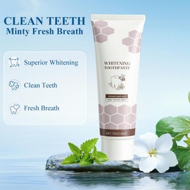 Toothpaste, tooth cleaning, relief for white teeth, natural whitening, toothpaste for repairing enamel
