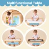 Bateso Sensory Table for Toddlers 1-3 with 2 Chairs &