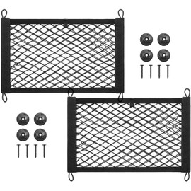 Small Cargo Net, RV Storage Mesh Net, Stretchable Cargo Pouches for Camper, Elastic Netting on Walls for Collecting Kids Toys (2)