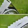 Stainless Steel Outdoor Windproof Alcohol Stove for Camping Cooking Picnic