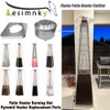 Patio Heater Burner Emitter Screen & Base 4-Sided Pyramid Patio
