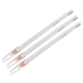 Beavorty 3pcs White Eyebrow Eyeliner Pencil Versatile Makeup Tool for Eyeliner Eye Shadow and Highlighter Easy to Use Portable Design for Day Wear