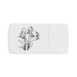 'Bluebells Flowers' Pill Box with Tablet Splitter (PI00032966)