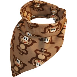 Zahntuch Monkey Brown Waterproof Neckerchief