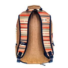 HOOEY Rockstar 20L Backpack - Compact Everyday Backpack with Laptop Sleeve - Lightweight, Durable Daypack for Commuting, Travel, & Outdoor Use - Unisex Design (Tan/Aztec)